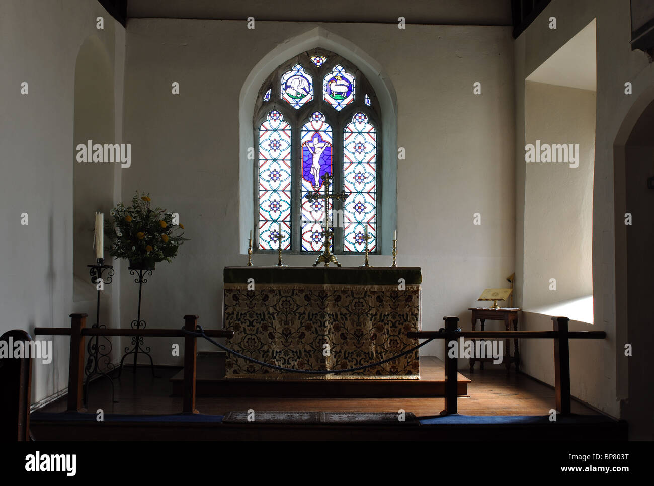 Fingest The chancel, St. Bartholomew`s Church, Fingest, Buckinghamshire ...