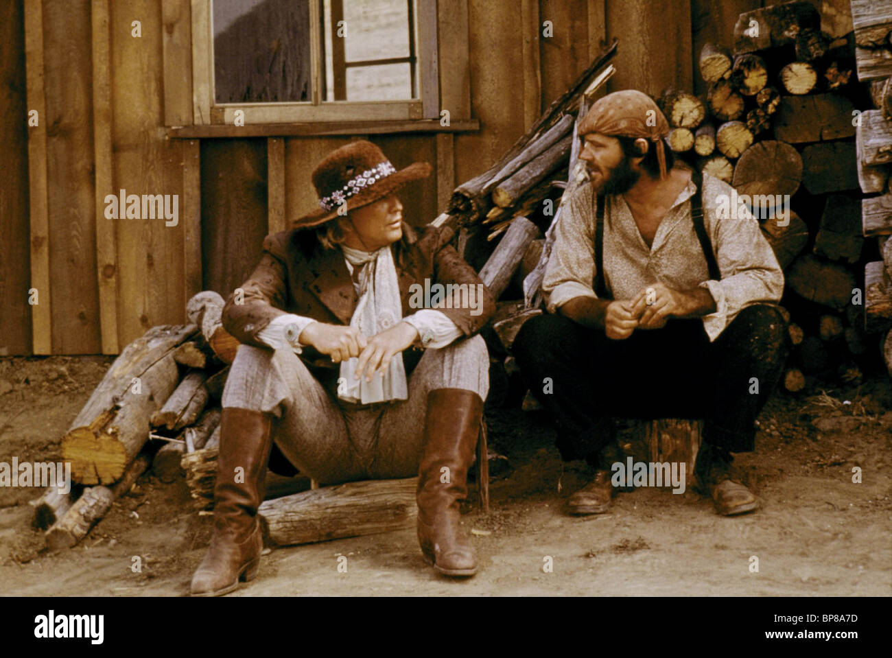 Film Avec Jack Nicholson Et Marlon Brando MARLON BRANDO & JACK NICHOLSON THE MISSOURI BREAKS (1976 Stock Photo