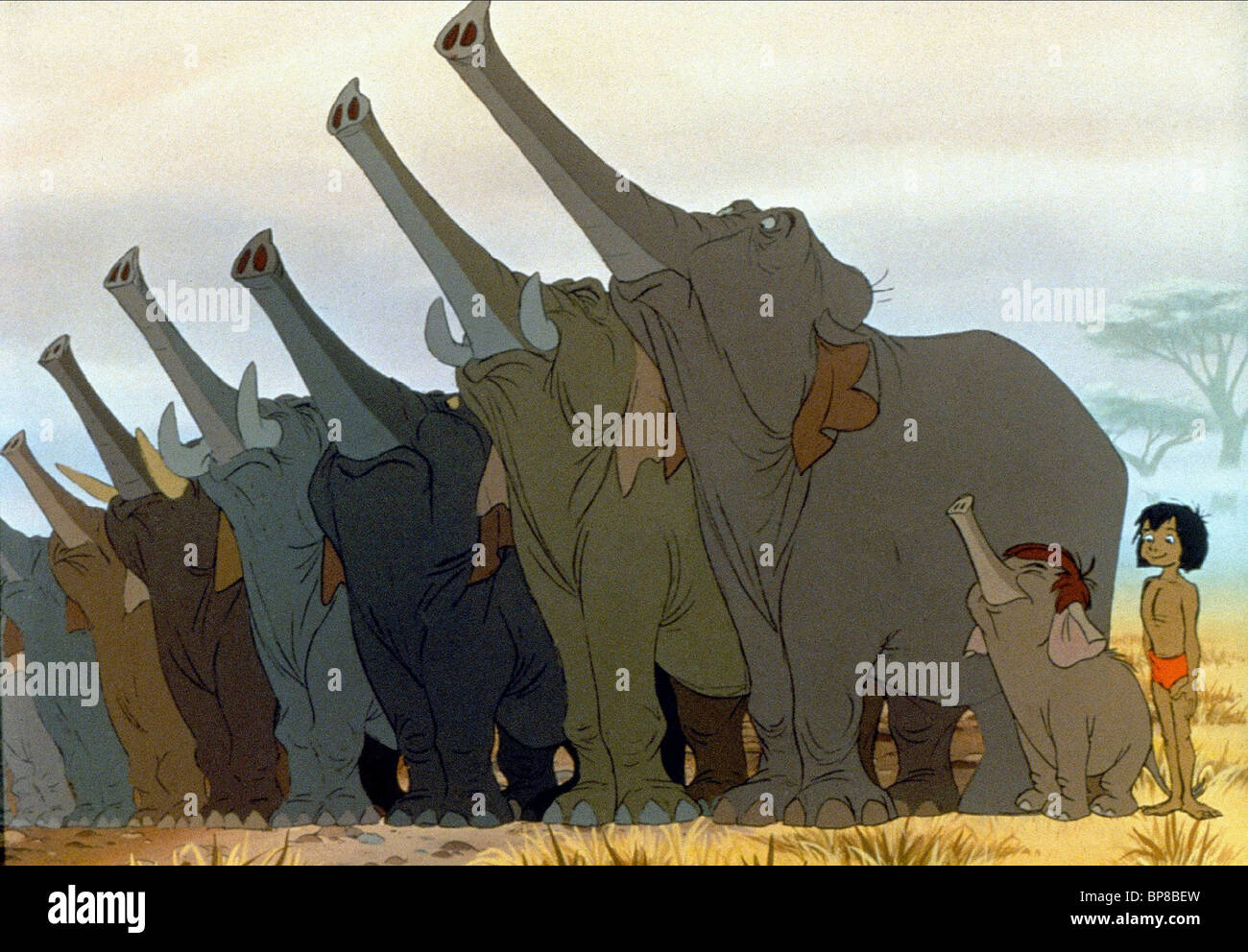 Elephants Colonel Hathi Mowgli The Jungle Book 1967 Stock Photo Alamy