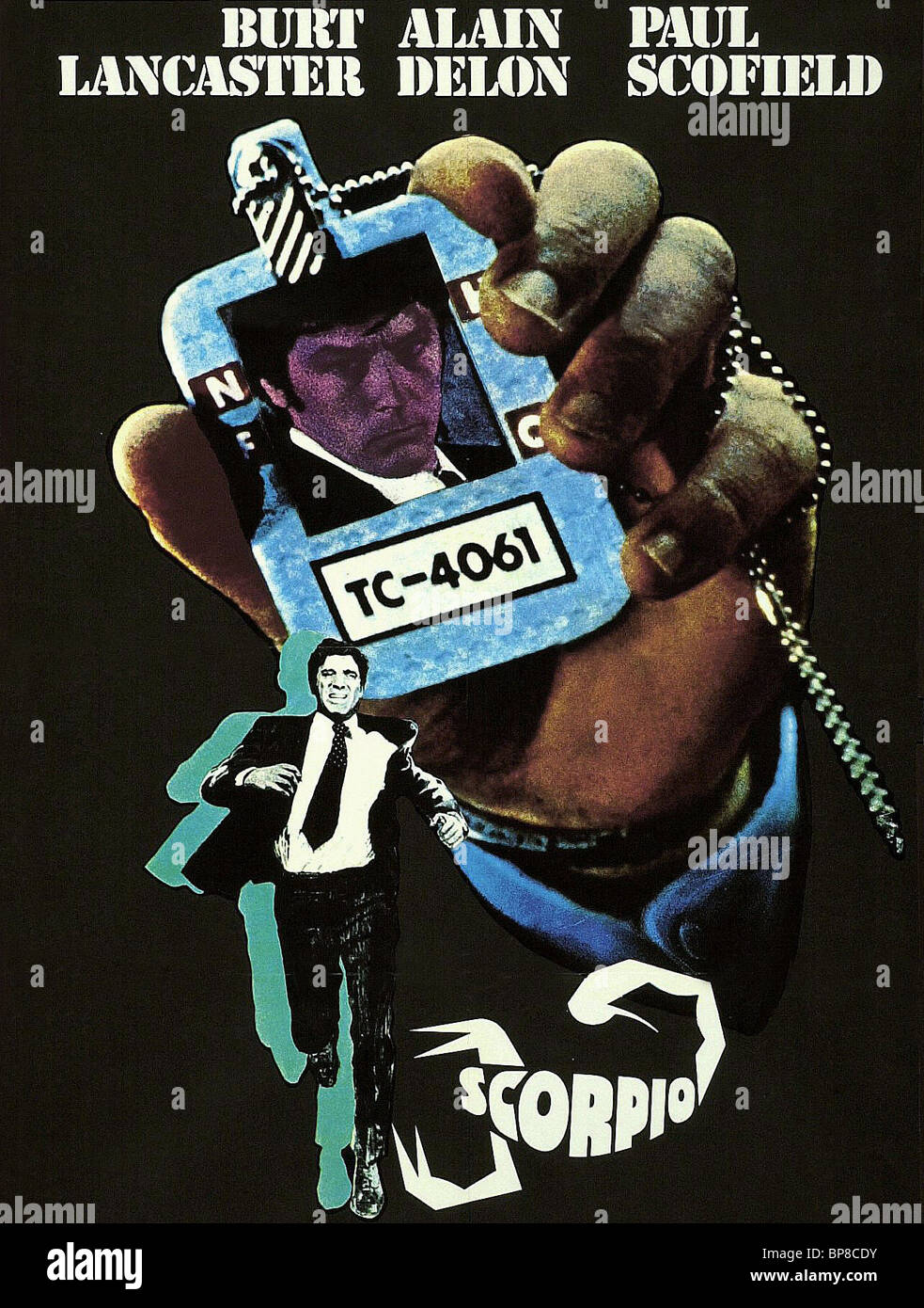 Scorpio Burt Lancaster vintage movie poster