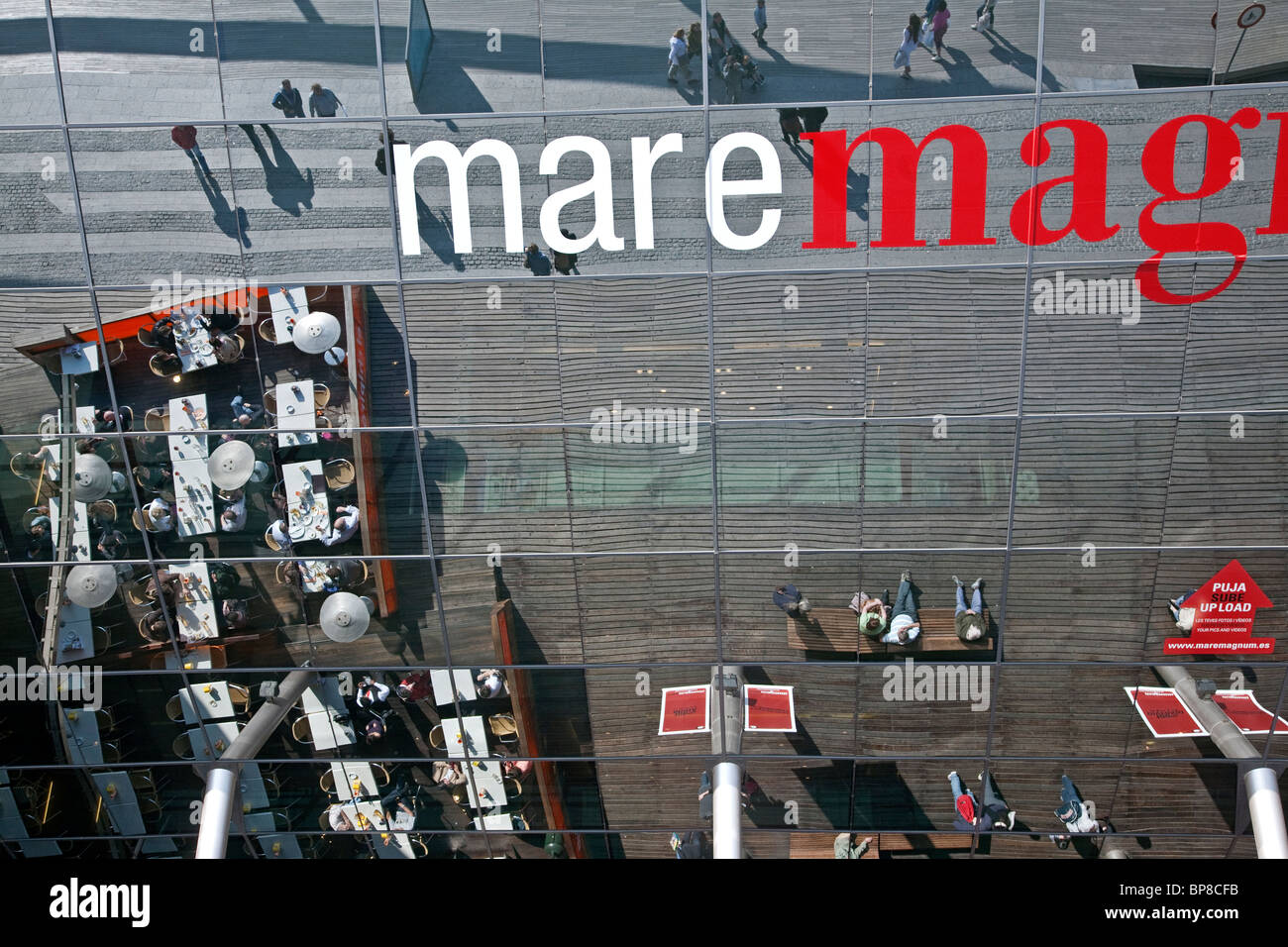 Maremagnum shopping mall. Moll de la Fusta. Barcelona. Spain Stock Photo