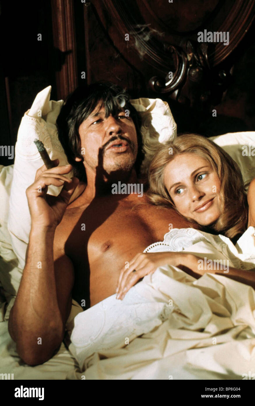 Charles Bronson Jill Ireland From Noon Till Three 1970 Stock Photo Alamy