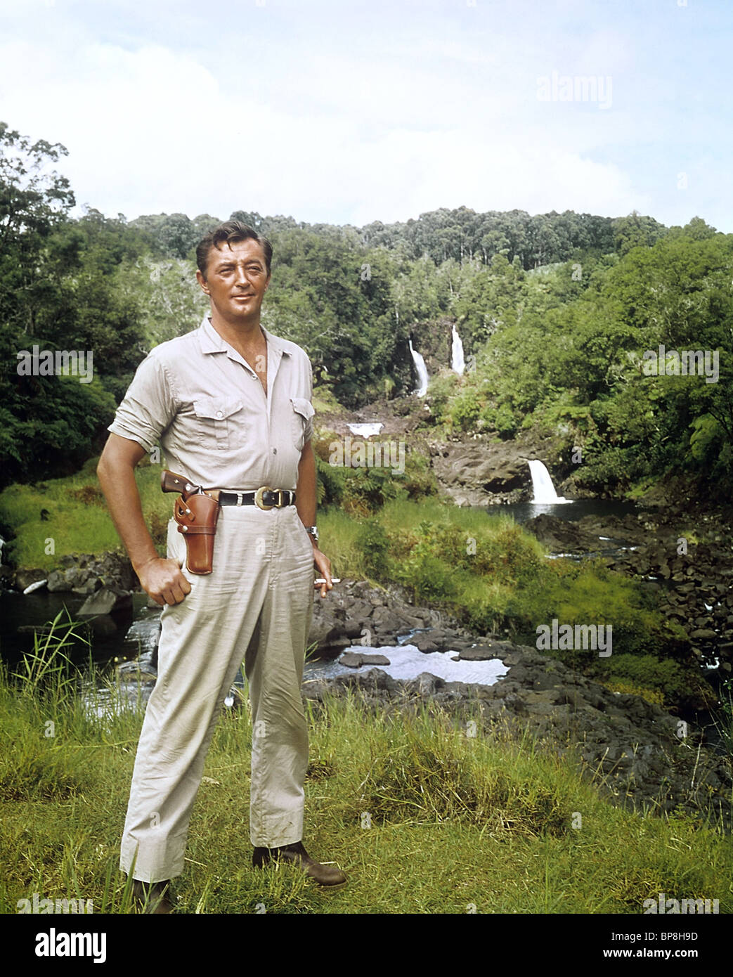 ROBERT MITCHUM MISTER MOSES (1965) Stock Photo