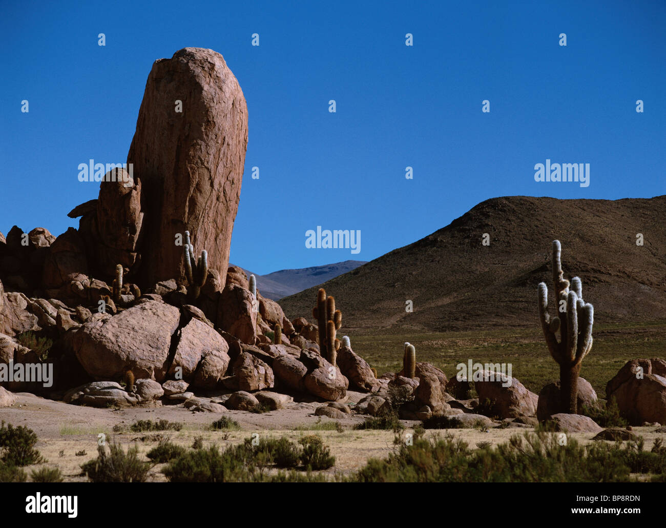 Unusually Shaped Rock Formations. Jujuy Province, Argentina, South America Stock Photo
