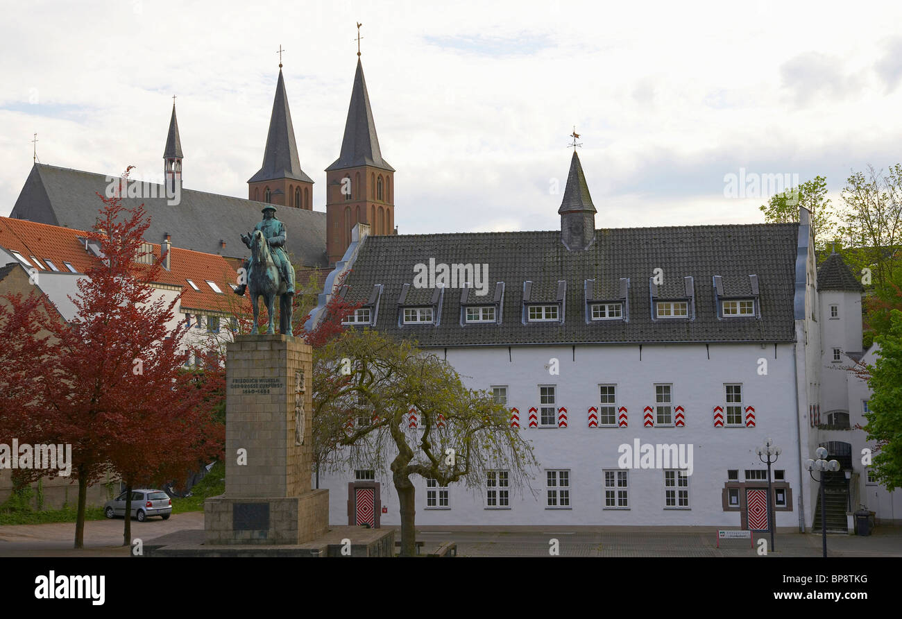 Historical city of Kleve, spring, Niederrhein, North Rhine-Westphalia, Germany, Europe Stock Photo