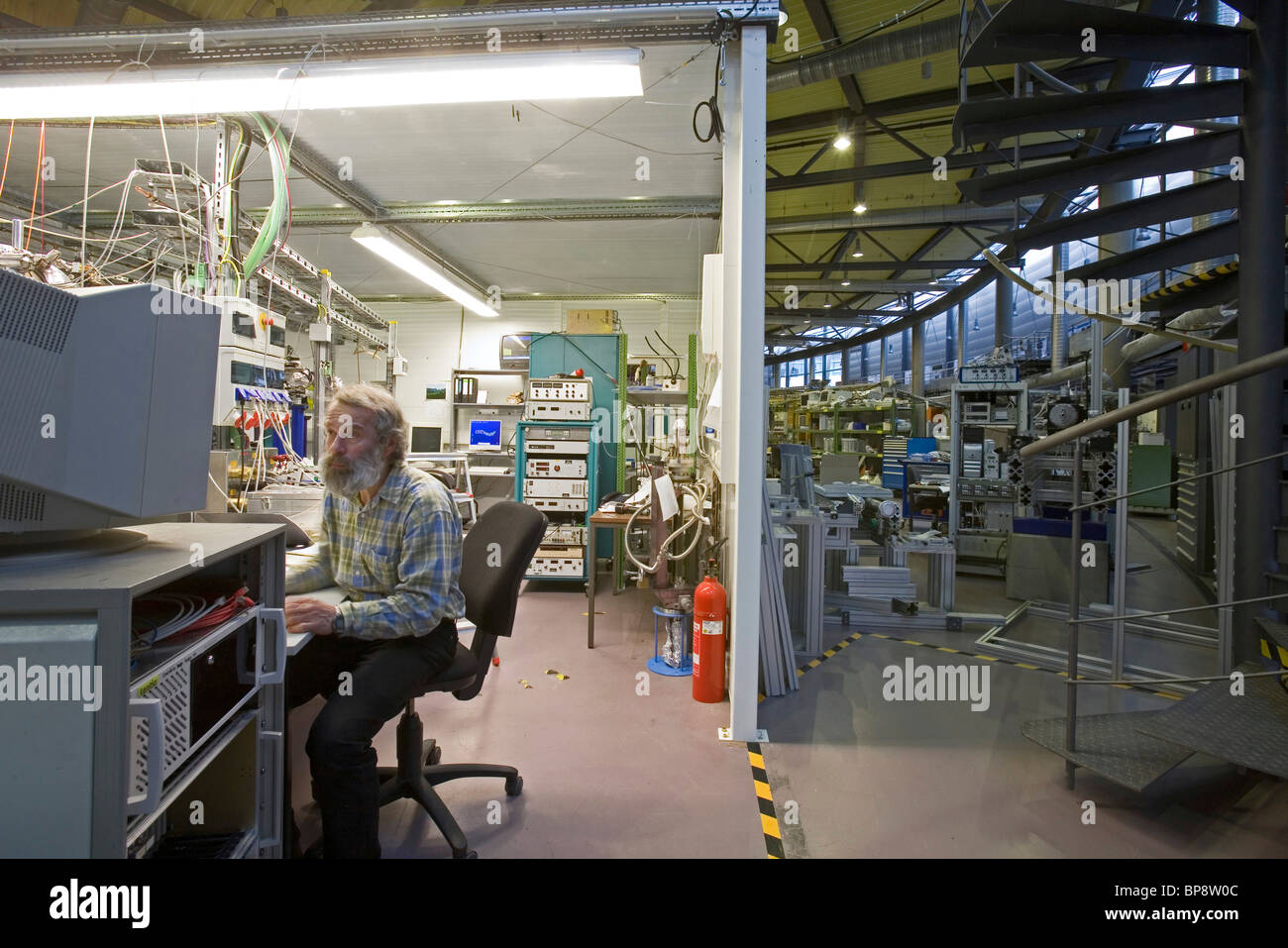 electron storage ring facility BESSY II, Berlin Stock Photo Alamy