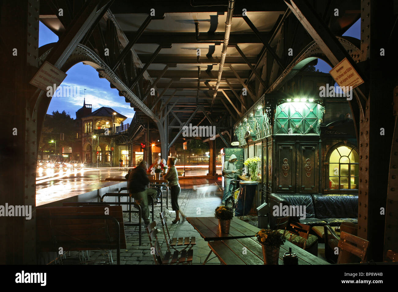 snack food under the railway, Schlesisches Tor, Berlin Stock Photo - Alamy