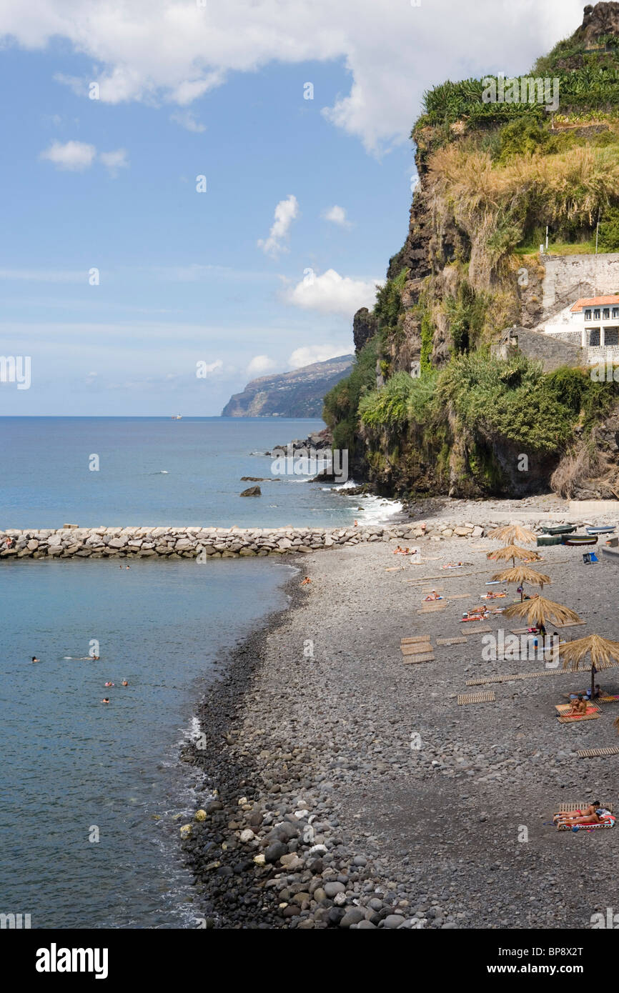 Ponta do Sol Beach, Ponta do Sol, Madeira, Portugal Stock Photo Alamy