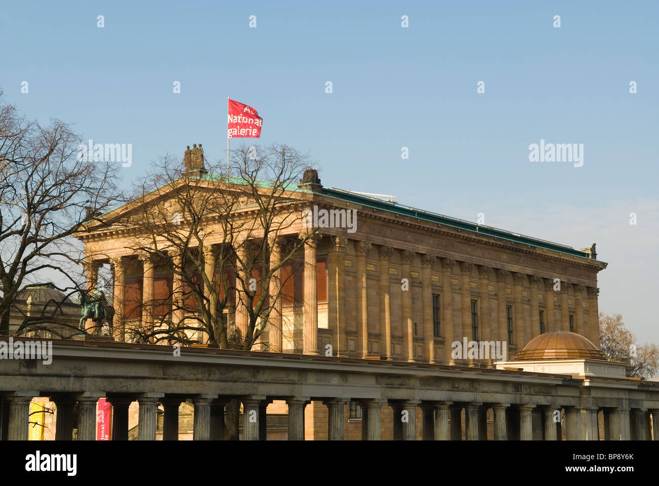 Old National history museum building Berlin Germany Stock Photo