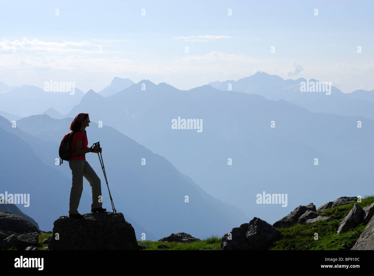 Female hiker view hi-res stock photography and images - Alamy