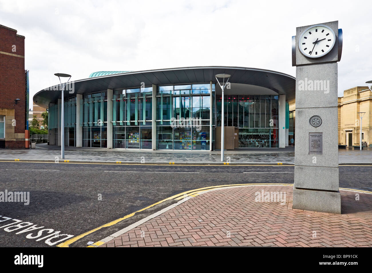 Perth Concert Hall frontage and clock presented to the City of Perth by ...