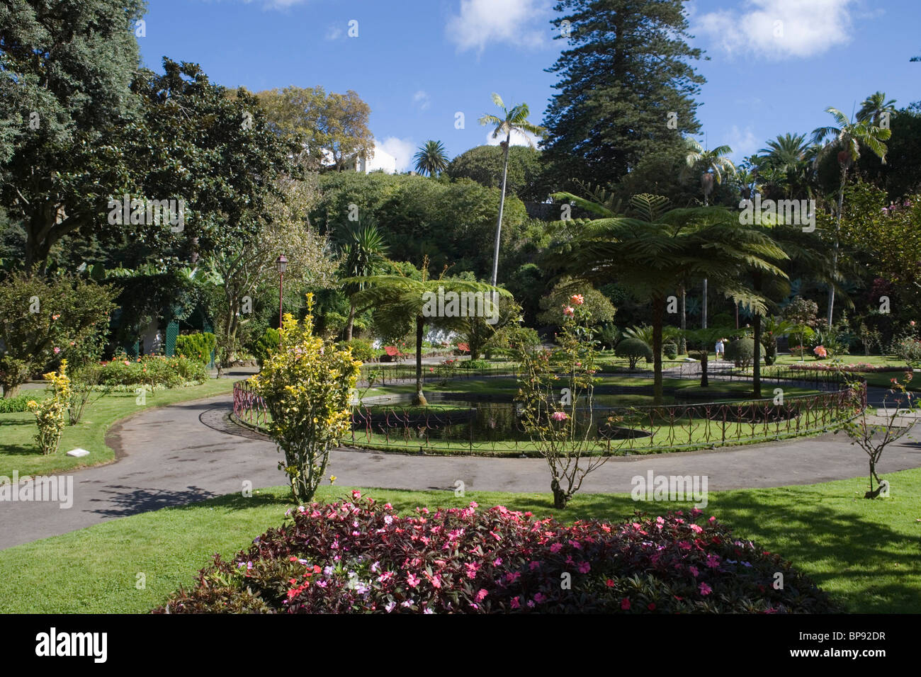 City Park, Angra do Heroismo, Terceira Island, Azores, Portugal, Europe Stock Photo