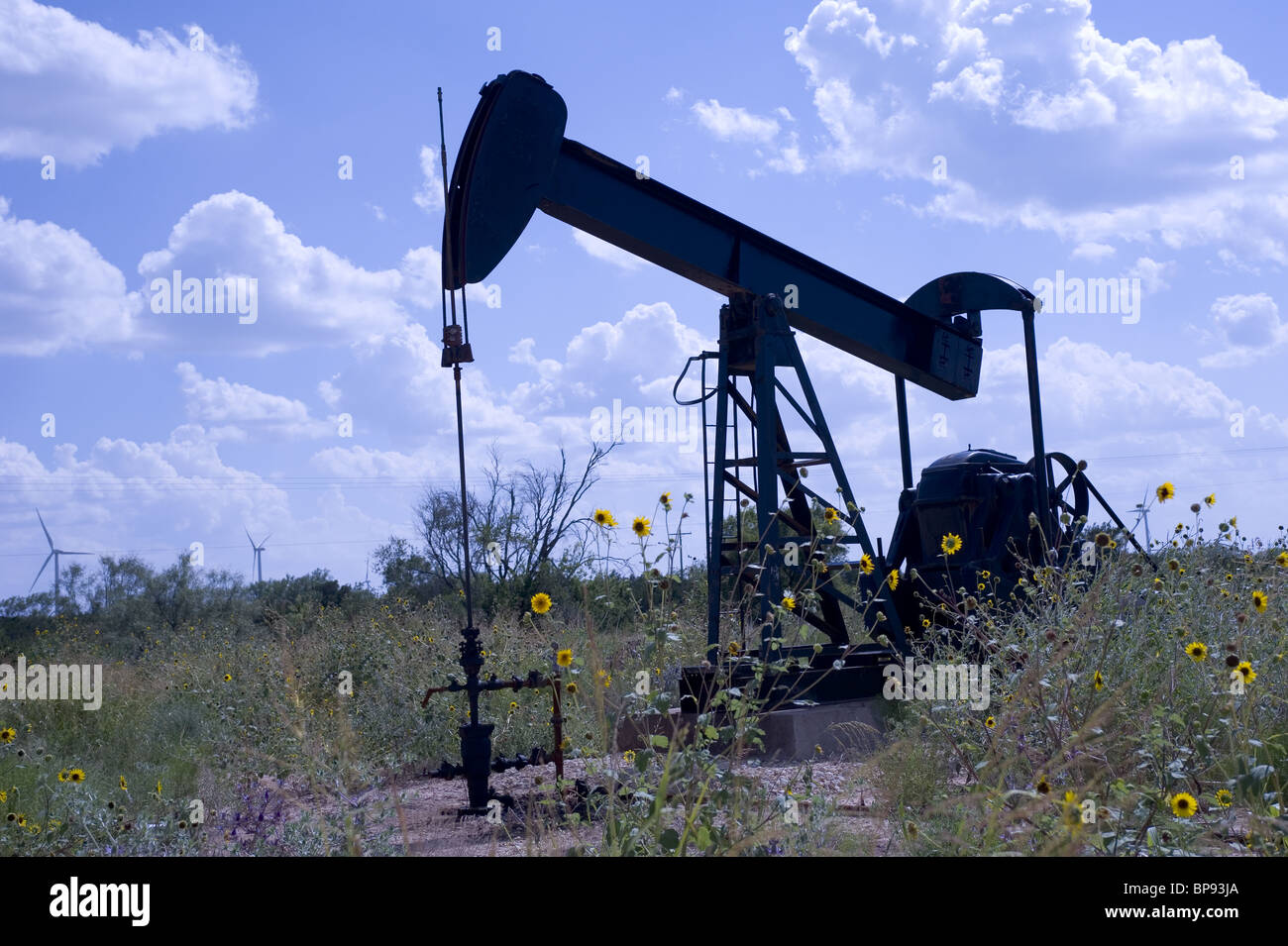 Oil Well/Pump in Texas Stock Photo Alamy