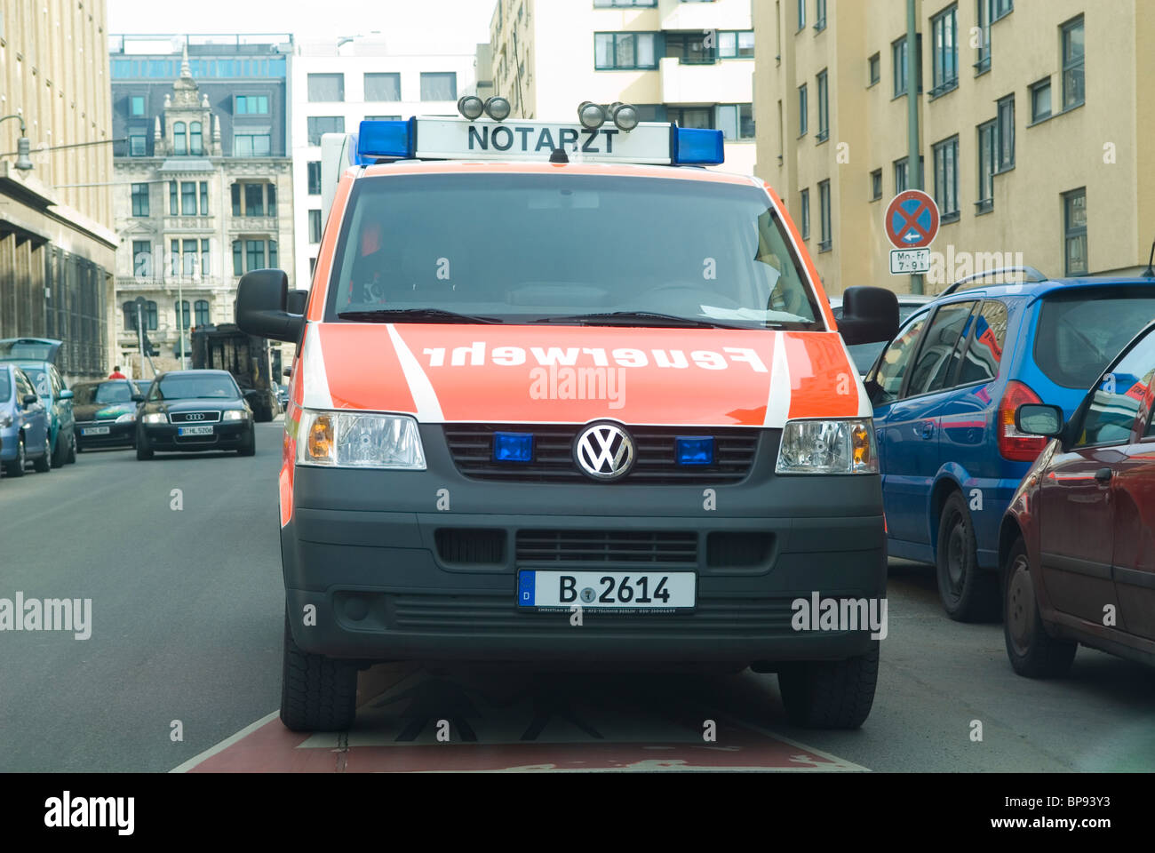 Emergency Medical service ambulance Berlin Germany Stock Photo Alamy