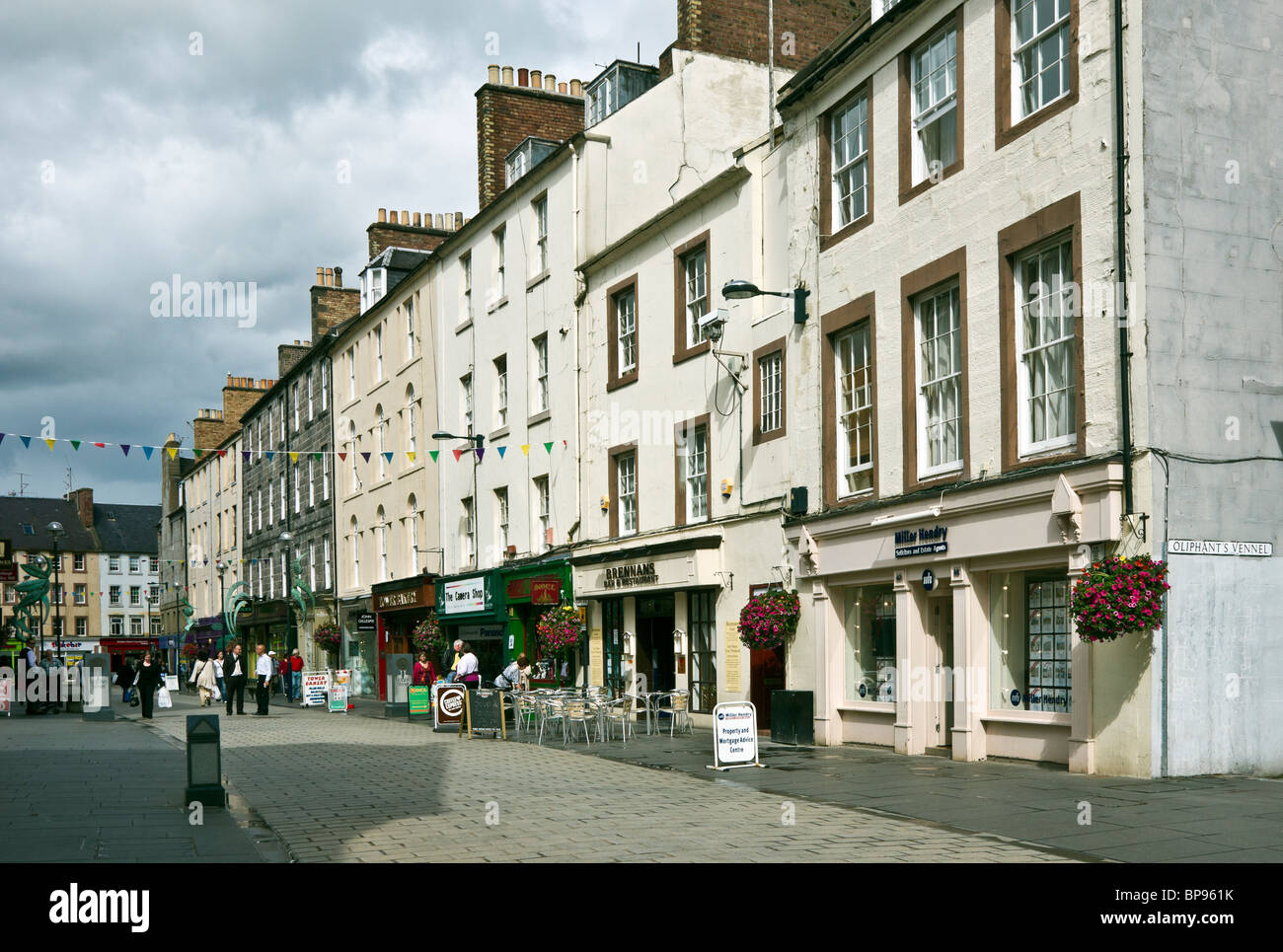 St. John Street in the centre of Perth in Scotland Stock Photo