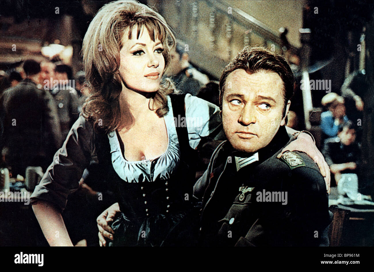 Ingrid Pitt Richard Burton Where Eagles Dare 1968 Stock Photo Alamy