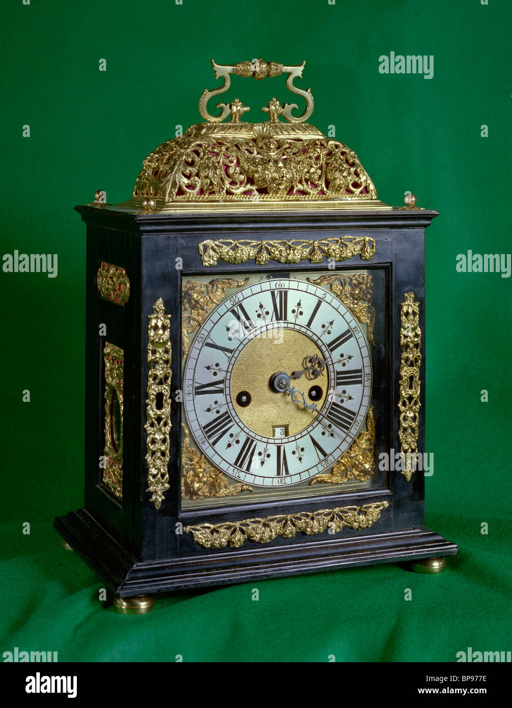 English Bracket clock Stock Photo Alamy