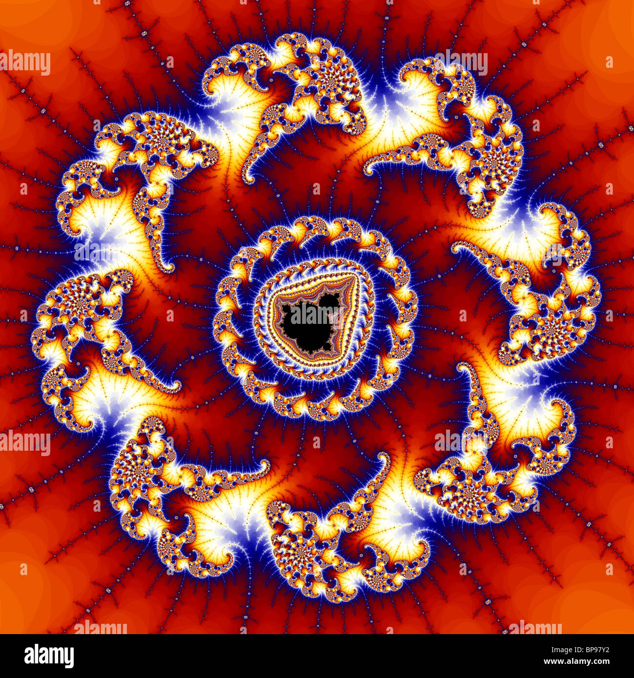 The Mandelbrot Set contains an infinite number of copies of itself ...