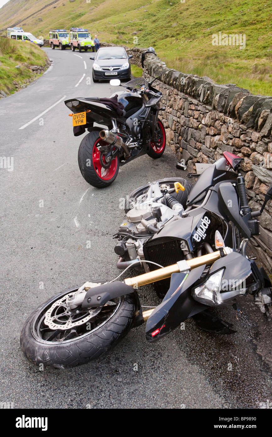 Motorbike crash hi-res stock photography and images - Alamy