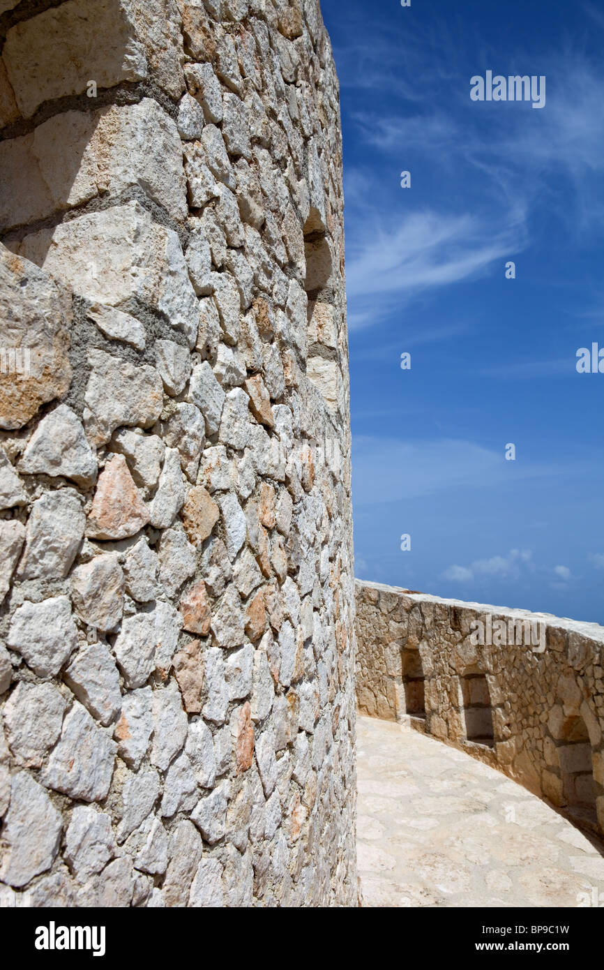 Modern architecture detail in Xcaret, Yutacan, Mexico Stock Photo