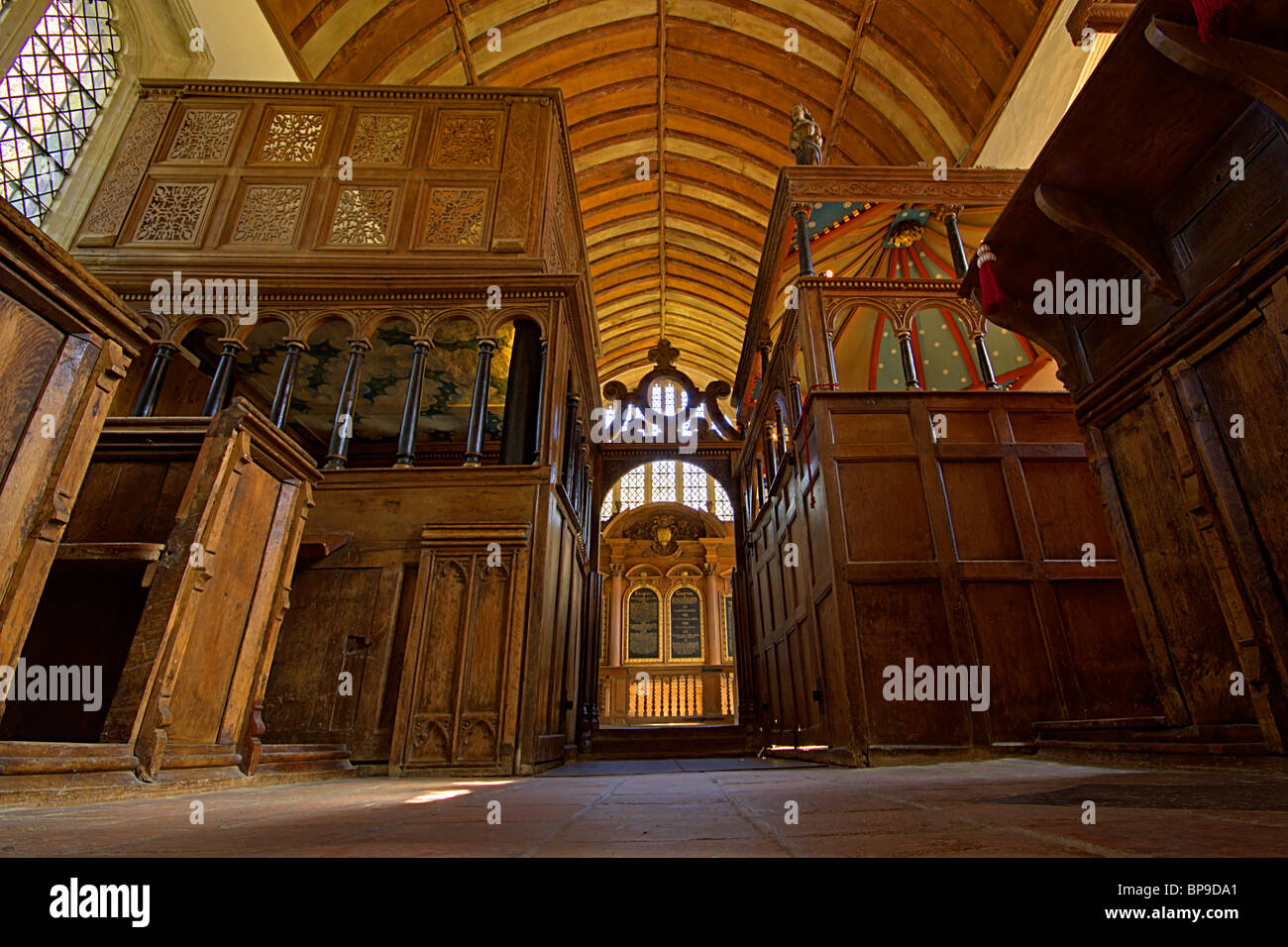 Rycote Chapel Thame Oxfordshire Medieval church Stock Photo