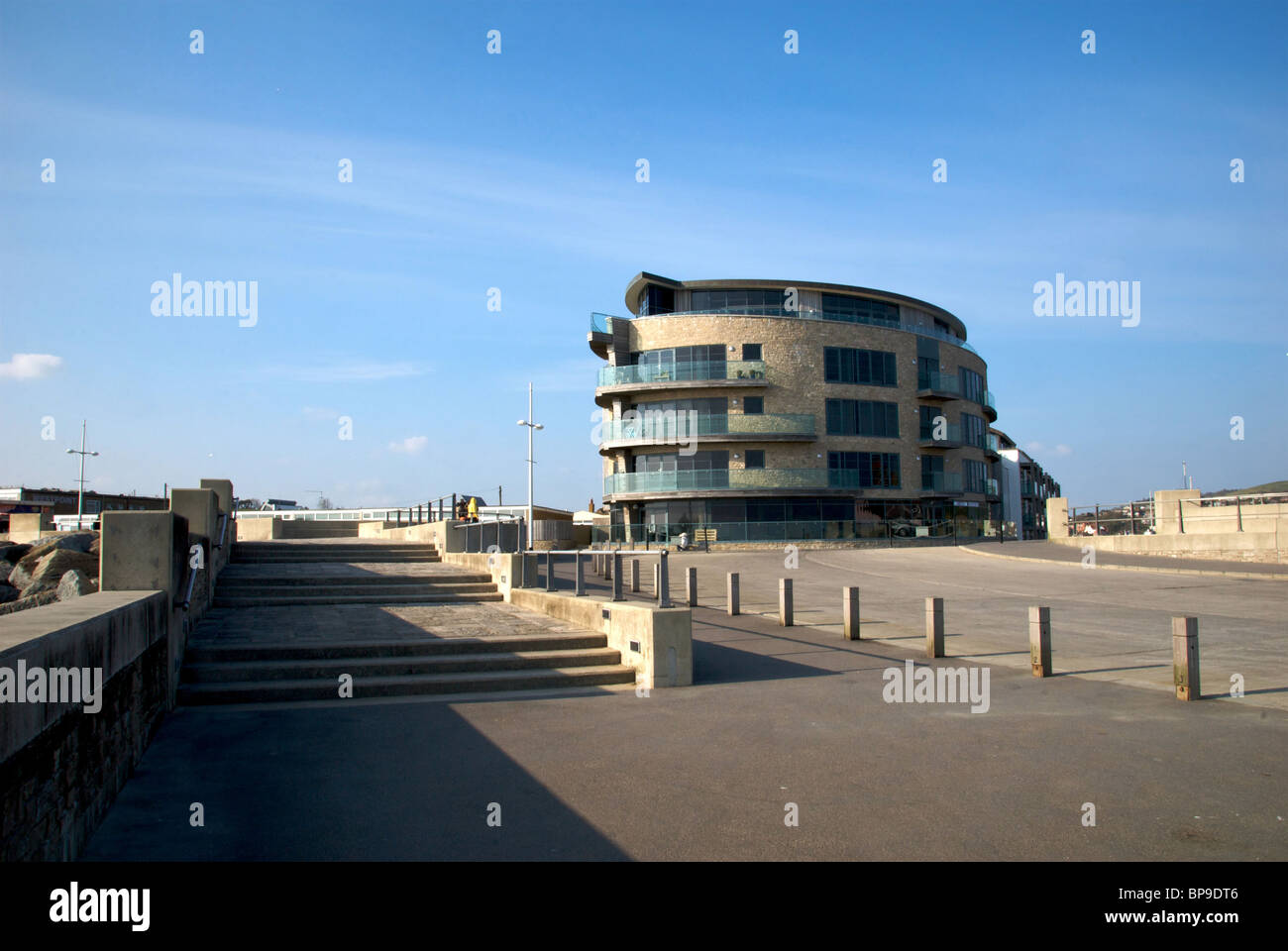 West Bay Dorset UK Harbor Harbour Quay Fishing Boats Stock Photo - Alamy