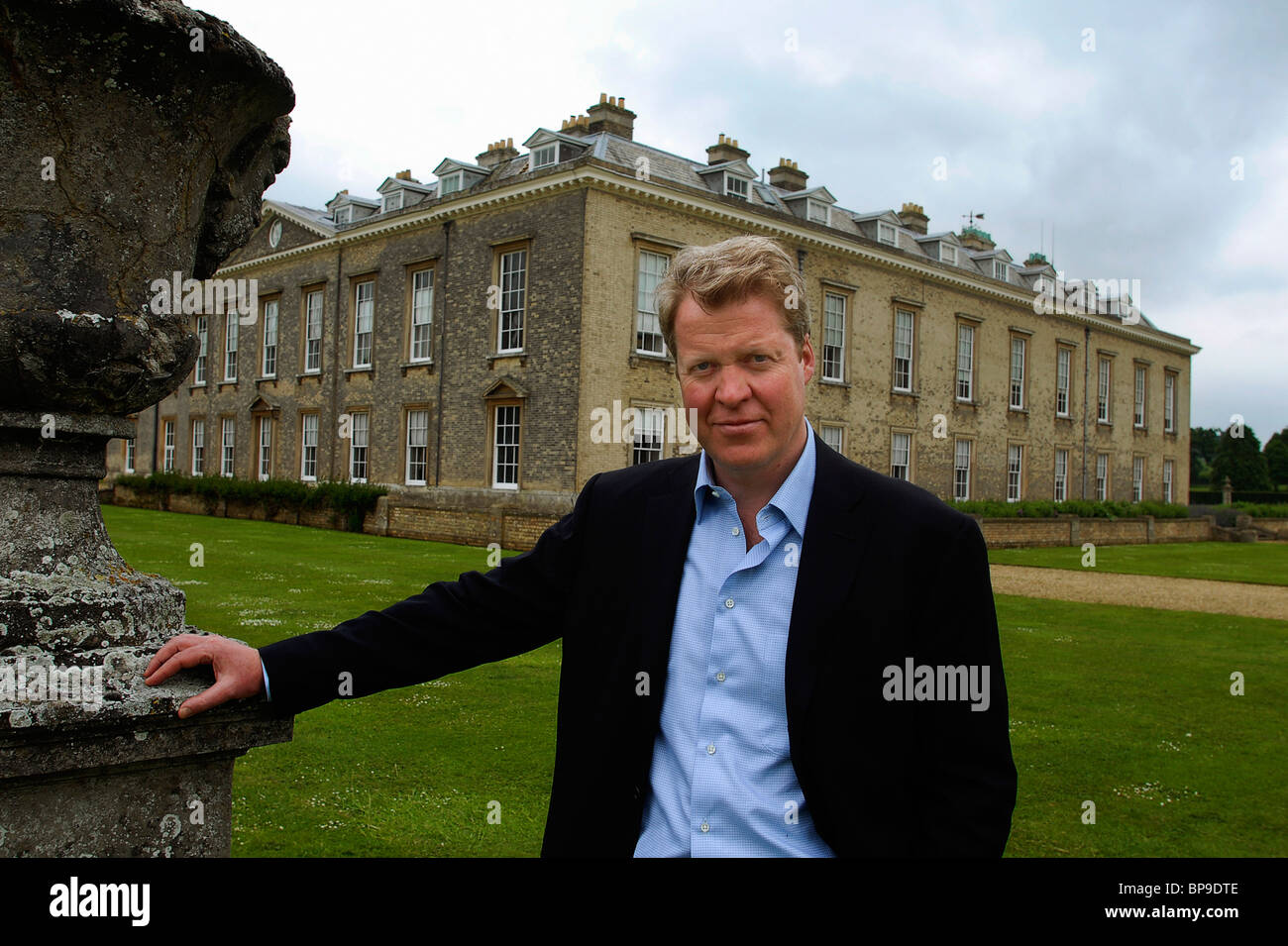 Earl Charles Spencer at Althorp House in Northamptonshire, 7-6-2007. Photo by John Robertson. Stock Photo