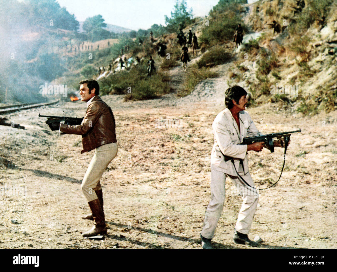 Tony Curtis Charles Bronson You Can T Win Em All 1970 Stock Photo Alamy
