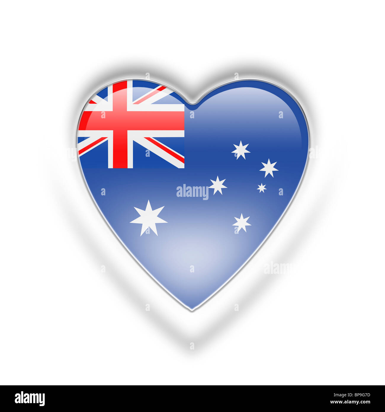 Australia Cocos Islands Heard & McDonald Islands flag Stock Photo