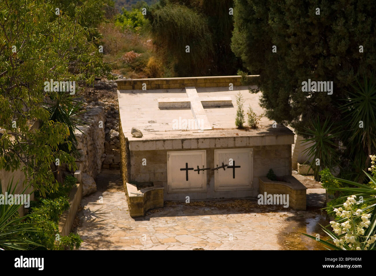 Burial chamber in Byblos Lebanon Middle East Stock Photo