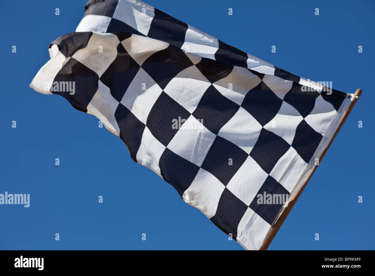 Checkered Flag Race Car High Resolution Stock Photography and Images