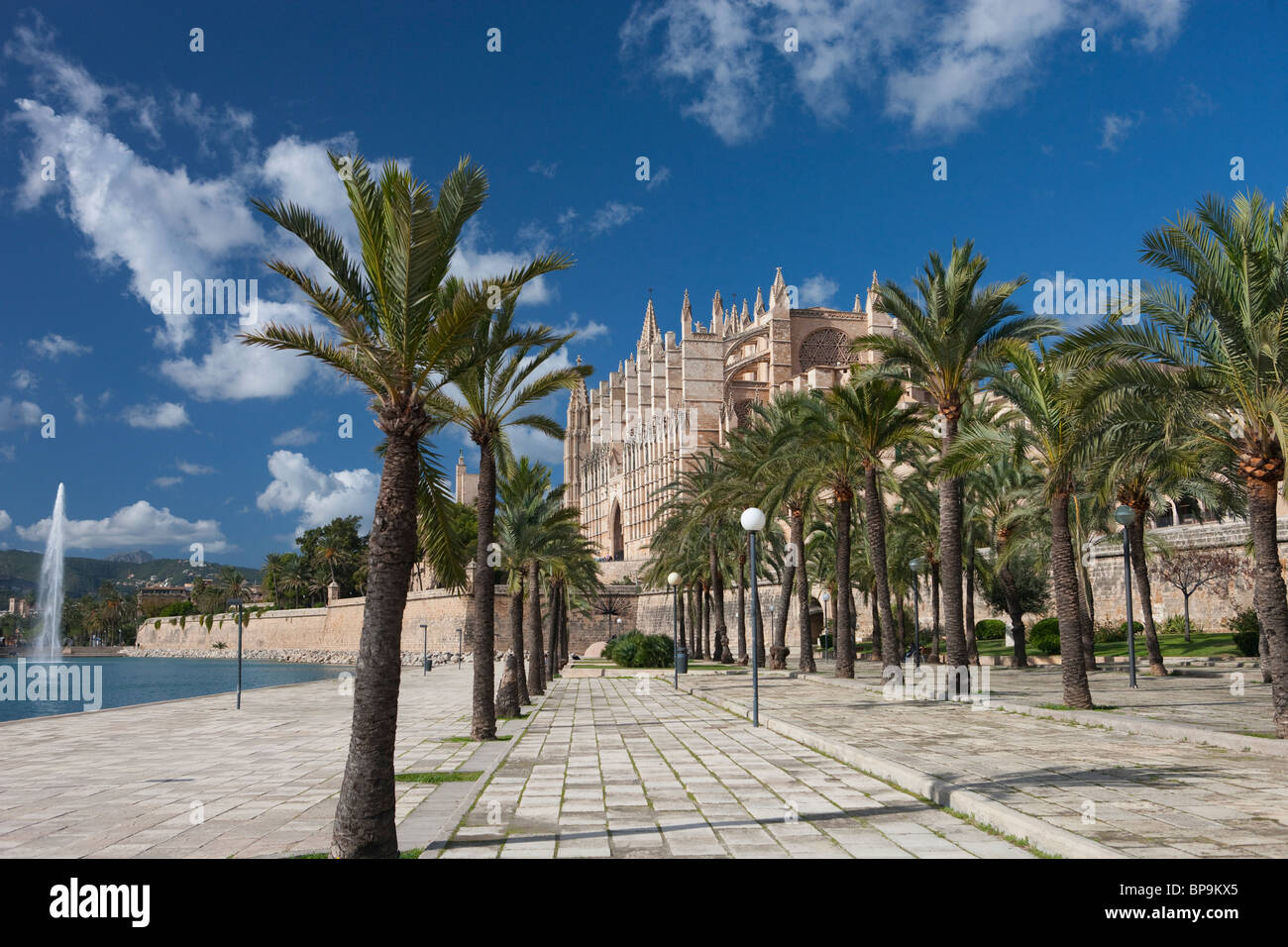 La Seu Cathedral, Palma de Mallorca, Spain Stock Photo