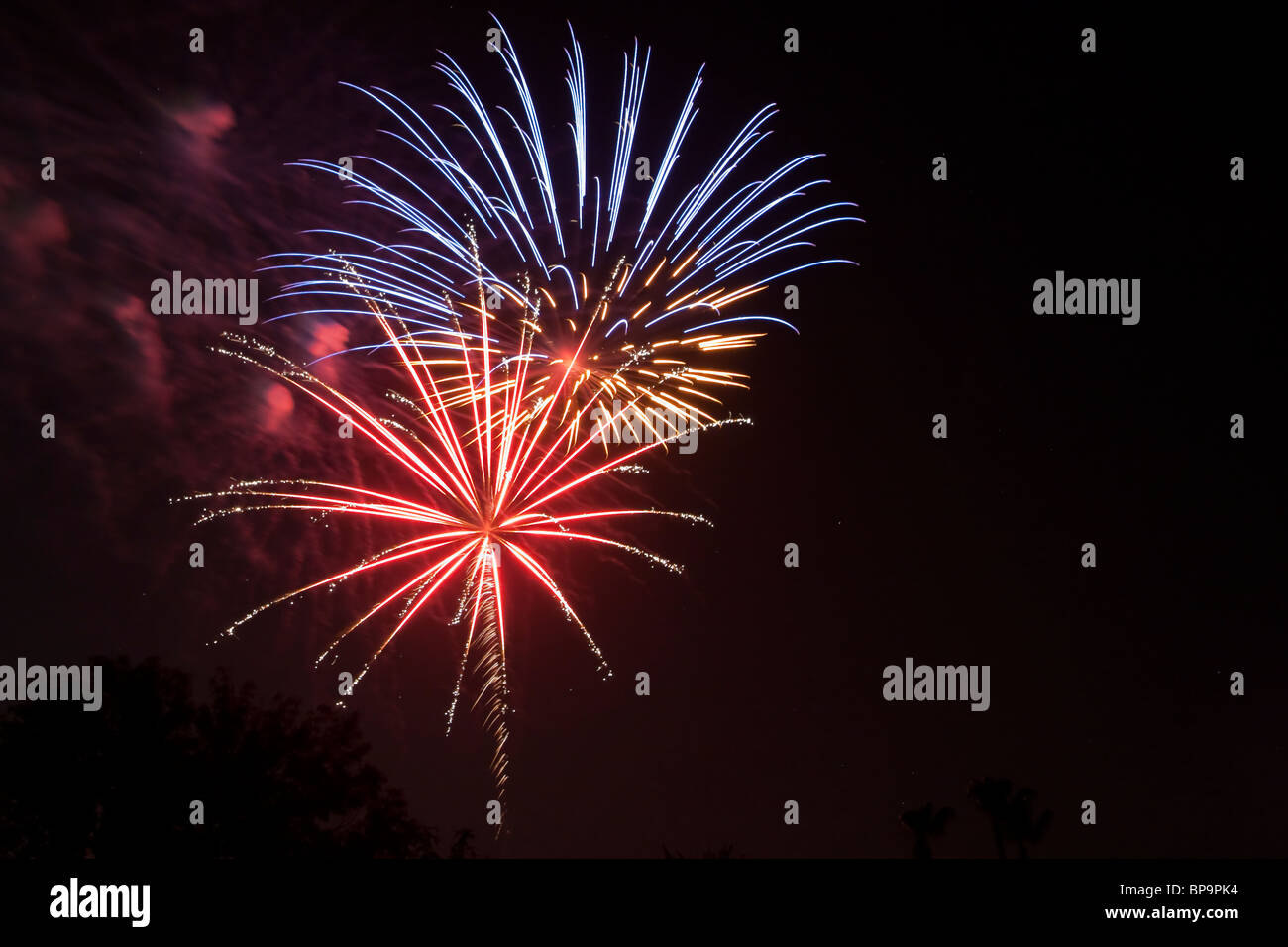 Fireworks on the 4th of July Stock Photo Alamy