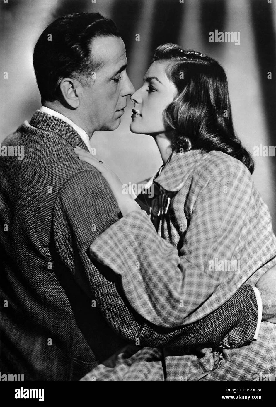 Lauren Bacall And Humphrey Bogart Kiss