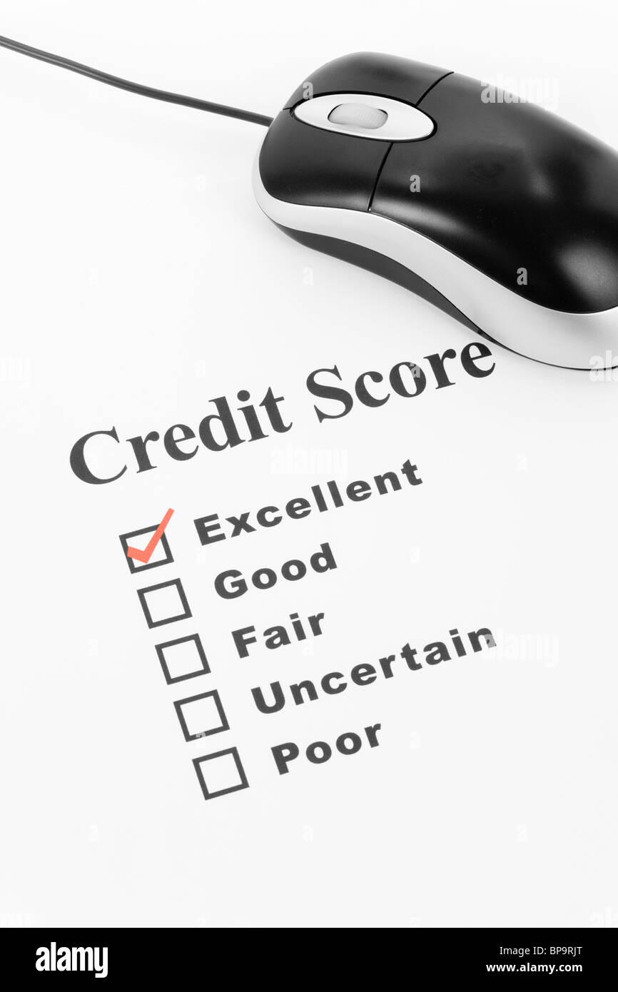 Good Credit Score, Business Concept for Background Stock Photo
