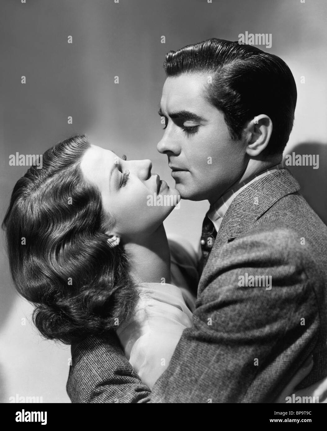 RITA HAYWORTH, TYRONE POWER, BLOOD AND SAND, 1941 Stock Photo