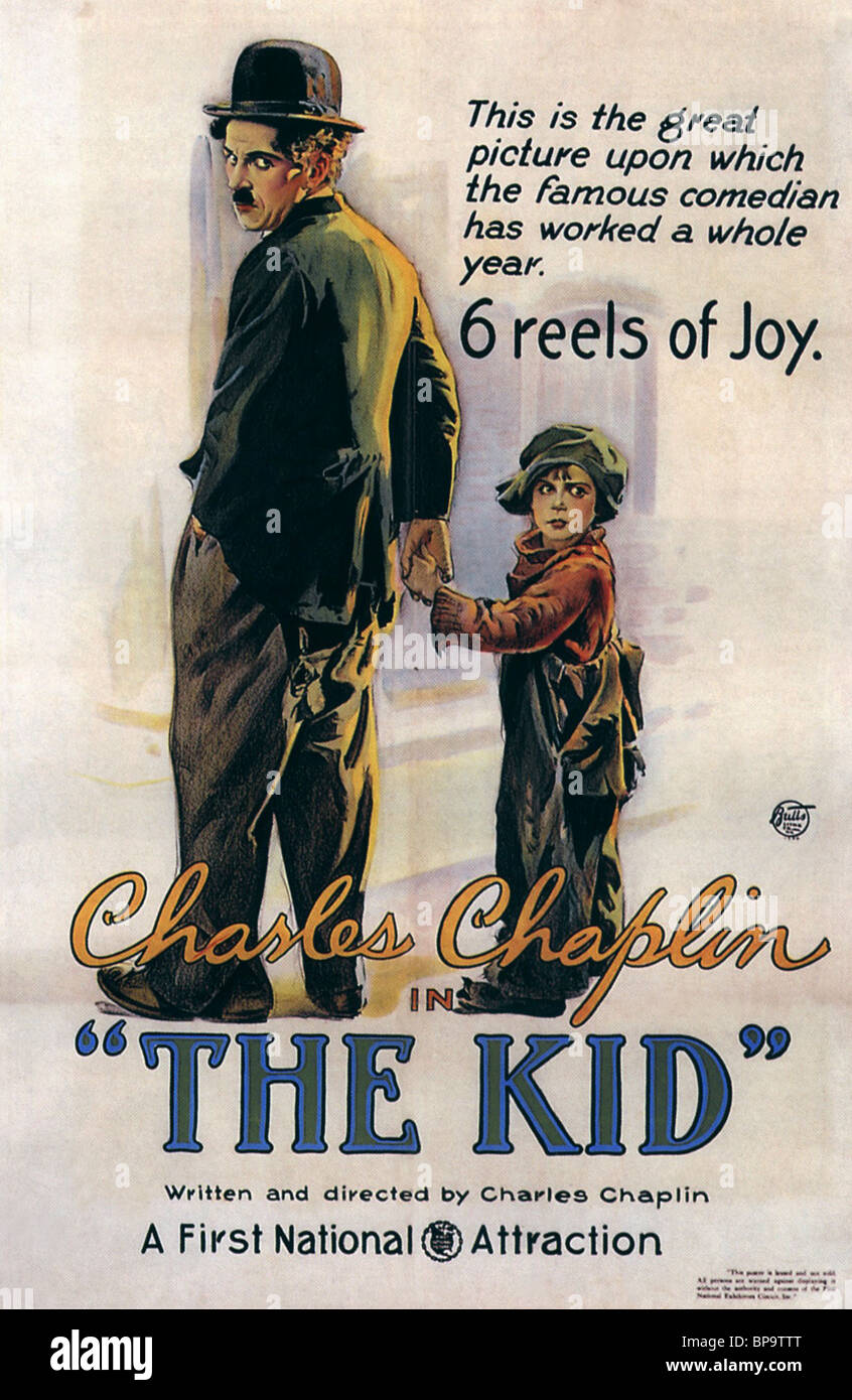 CHARLIE CHAPLIN POSTER THE KID 1921 Stock Photo 30949880 Alamy