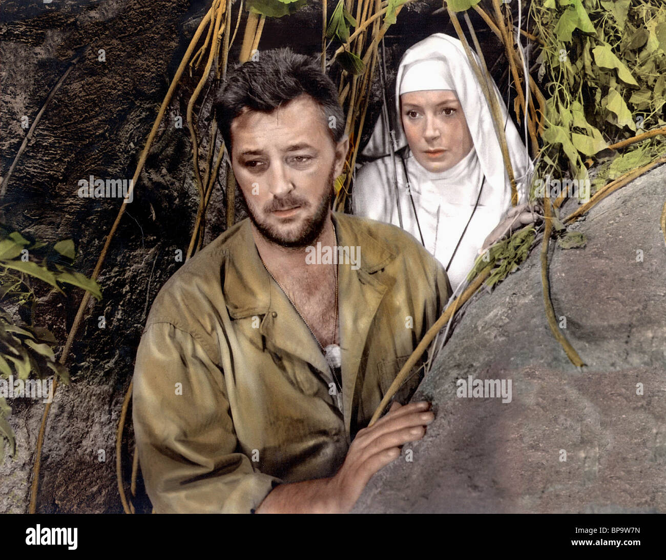 ROBERT MITCHUM & DEBORAH KERR HEAVEN KNOWS MR. ALLISON (1957