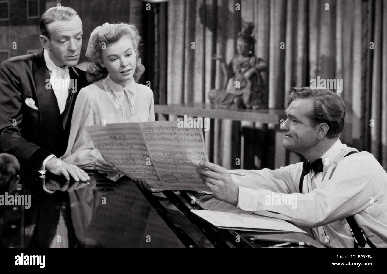 FRED ASTAIRE VERA ELLEN RED SKELTON THREE LITTLE WORDS 1950 Stock Image