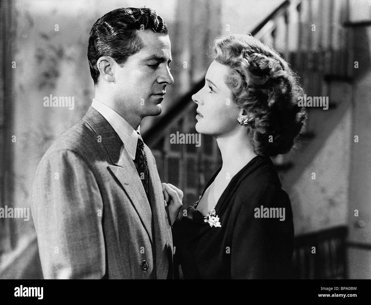 DANA ANDREWS, JANE WYATT, BOOMERANG!, 1947 Stock Photo - Alamy