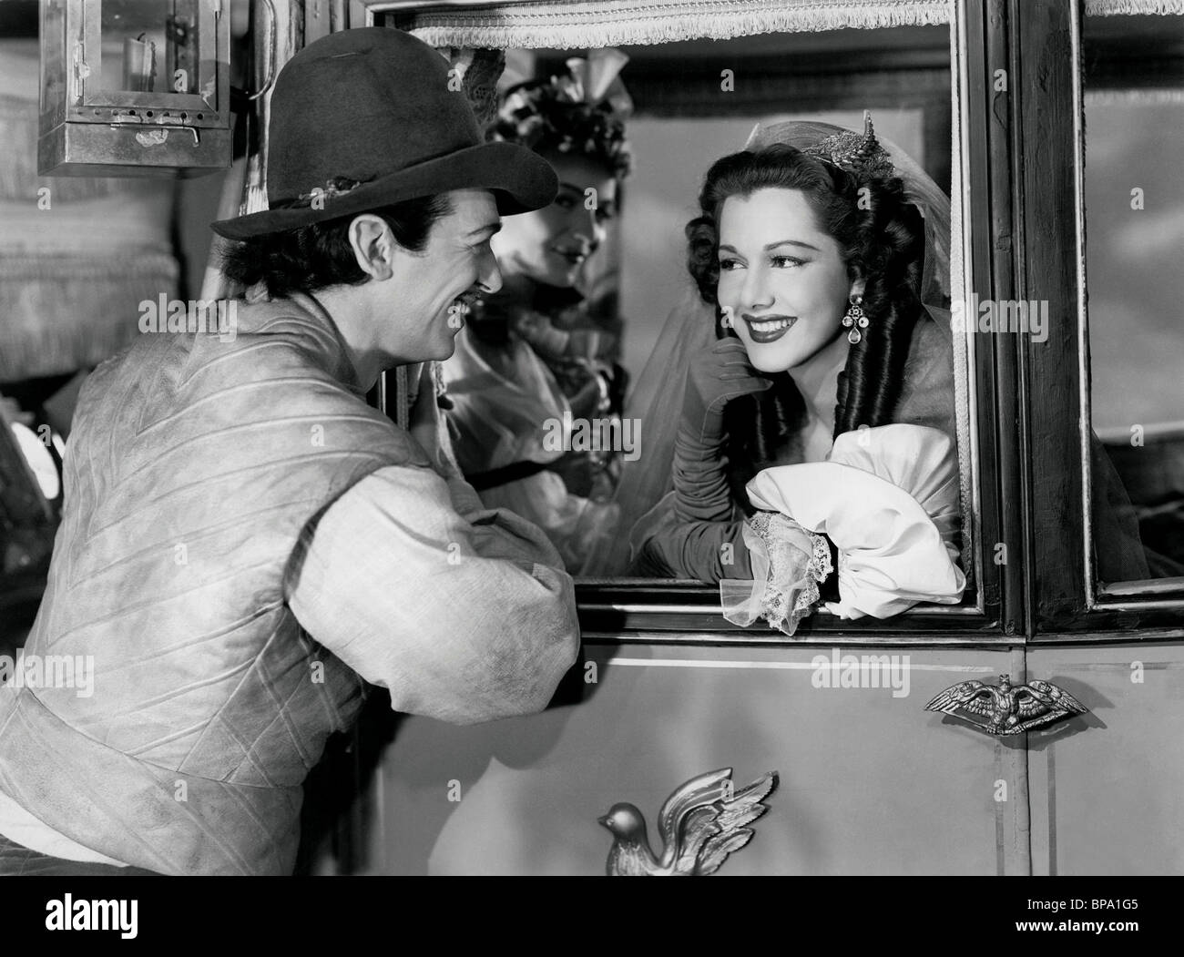 D FAIRBANKS JNR, RITA CORDAY, THE EXILE, 1947 Stock Photo