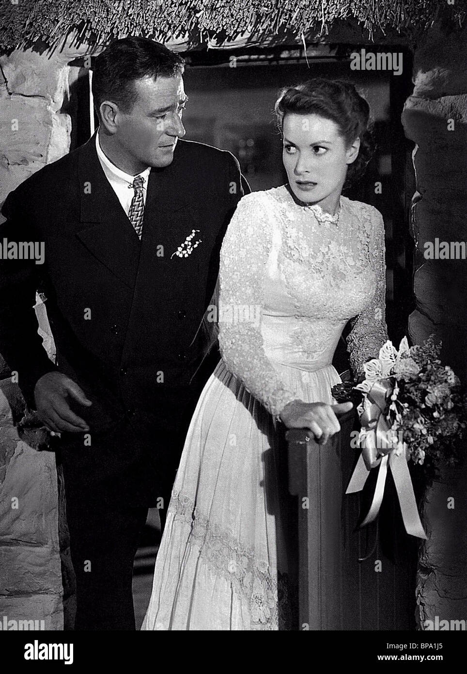 JOHN WAYNE, MAUREEN O'HARA, THE QUIET MAN, 1952 Stock Photo