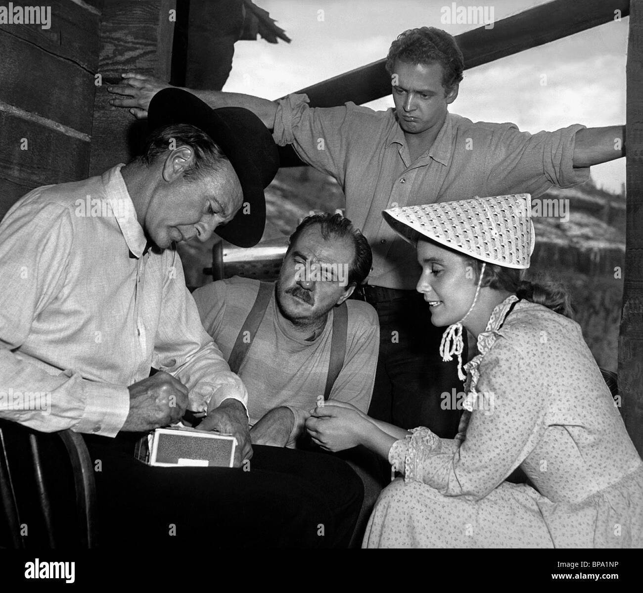 The Hanging Tree 1959 Gary Cooper Black and White Stock Photos & Images
