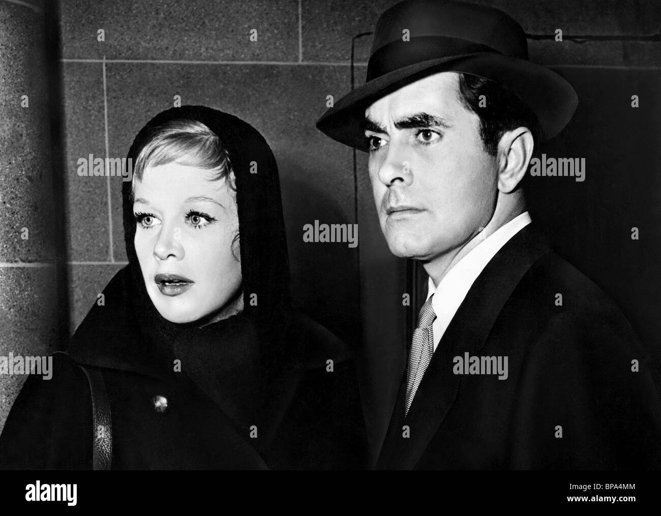 HILDEGARD KNEF, TYRONE POWER, DIPLOMATIC COURIER, 1952 Stock Photo