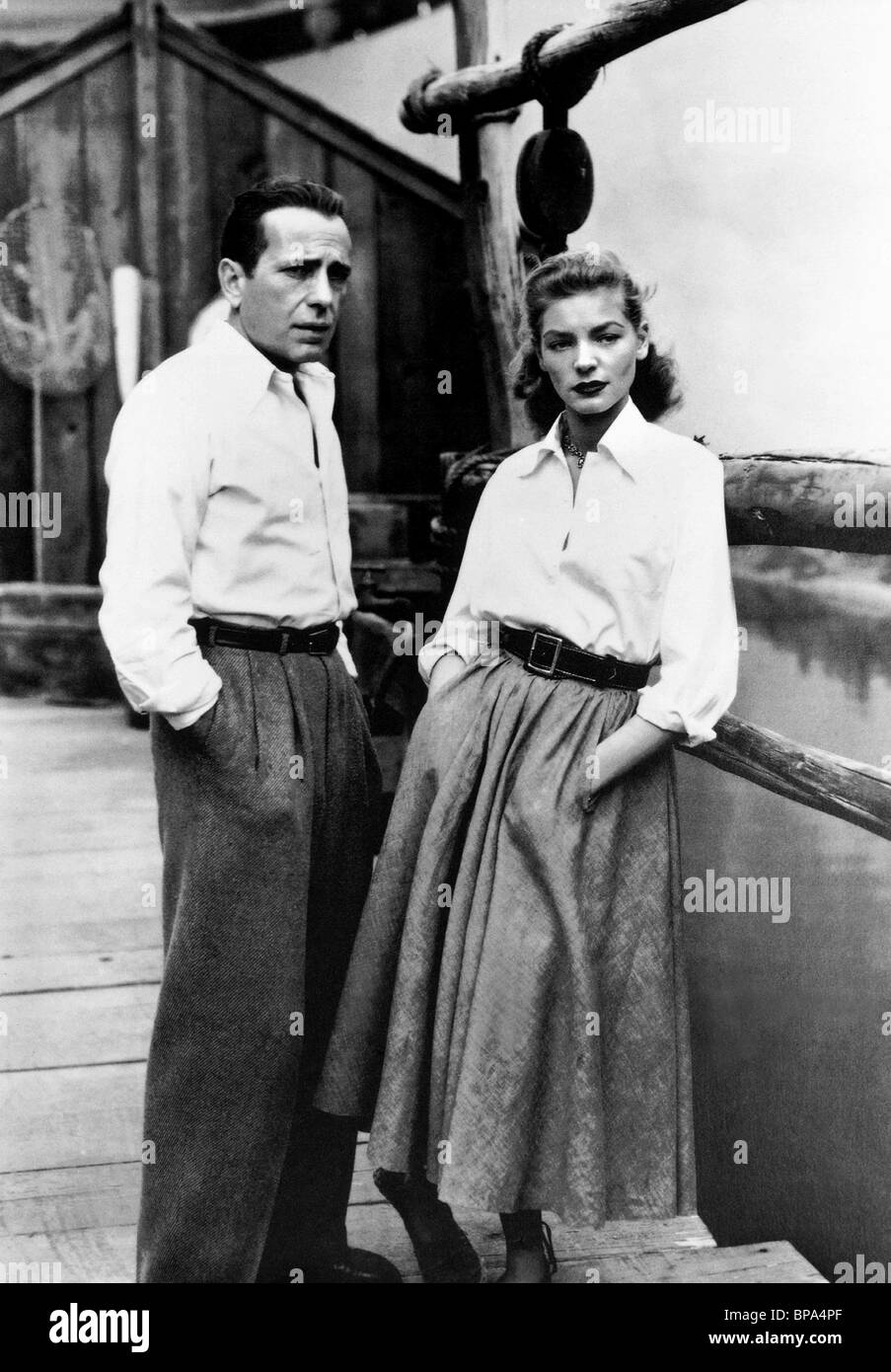 HUMPHREY BOGART, LAUREN BACALL, KEY LARGO, 1948 Stock Photo - Alamy