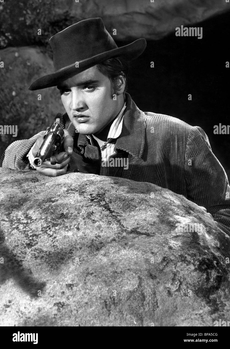 1960 Film Title Flaming Star High Resolution Stock Photography and