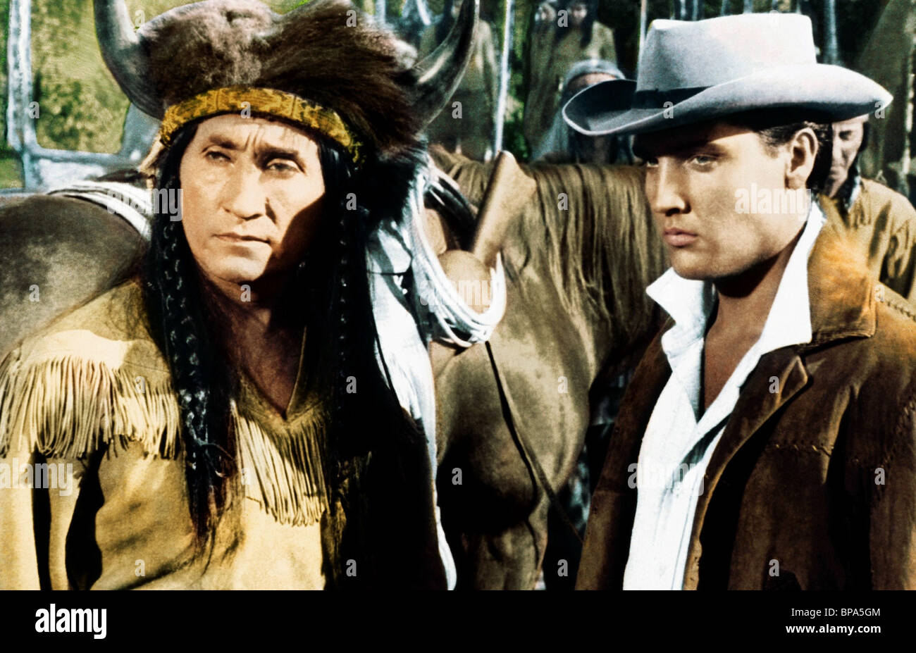 1960 Film Title Flaming Star High Resolution Stock Photography and
