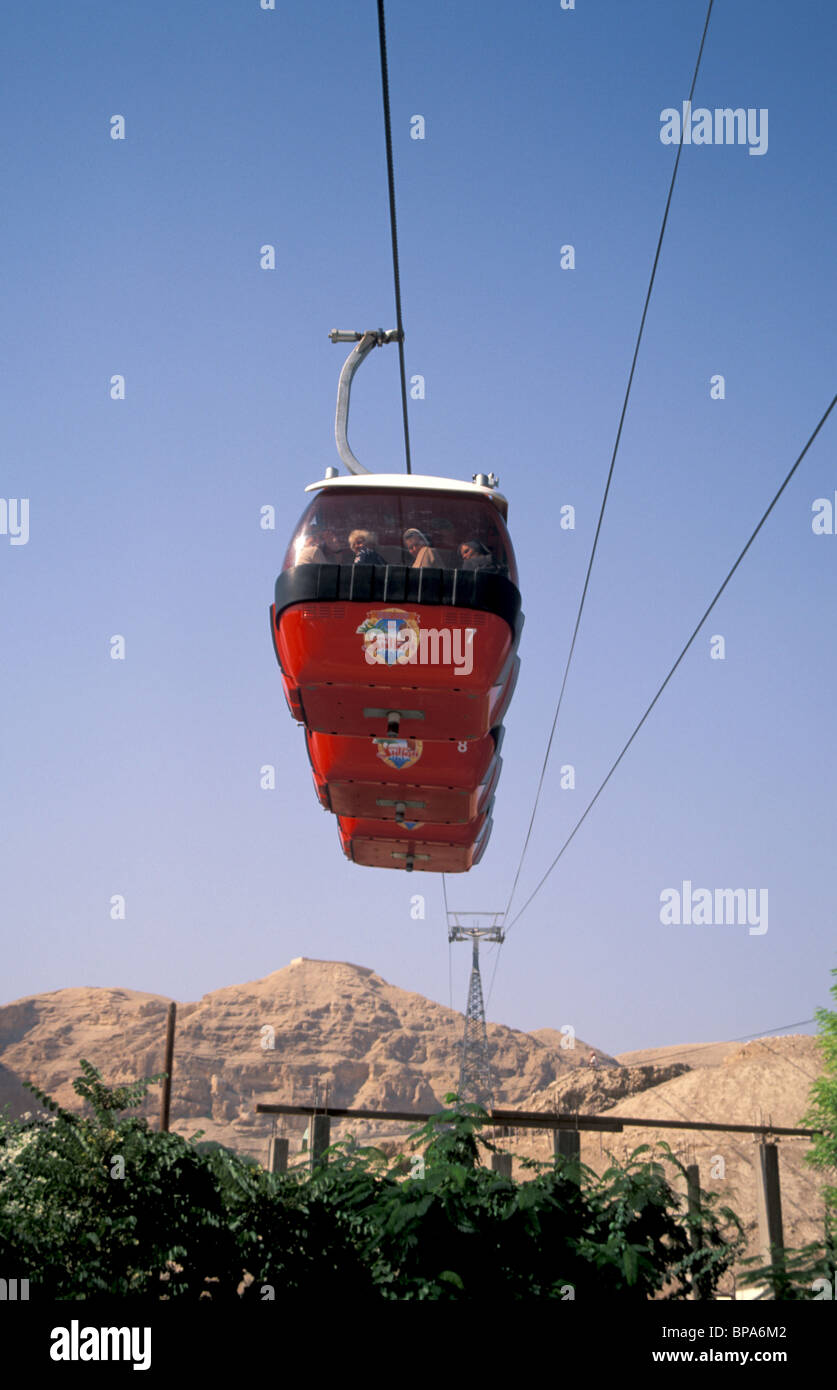 Palestinian territories, Jordan Valley, Jericho, the Cable car to the