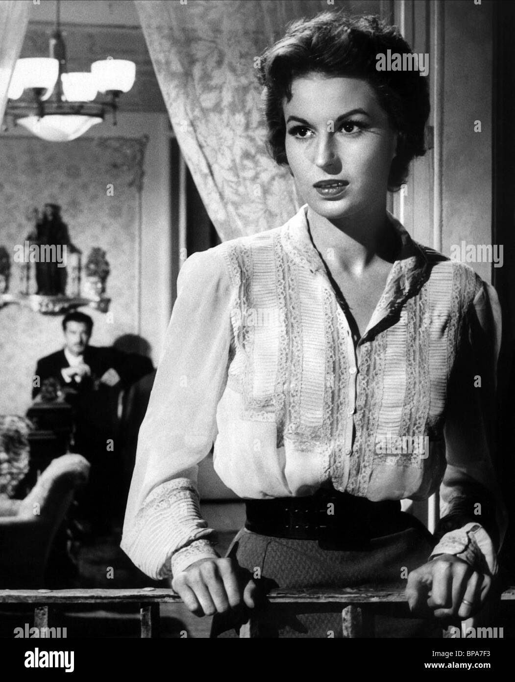 Silvana Mangano And Vittorio De Sica Black And White Stock Photos silvana-mangano-and-vittorio-de-sica-black-and-white-stock-photos
