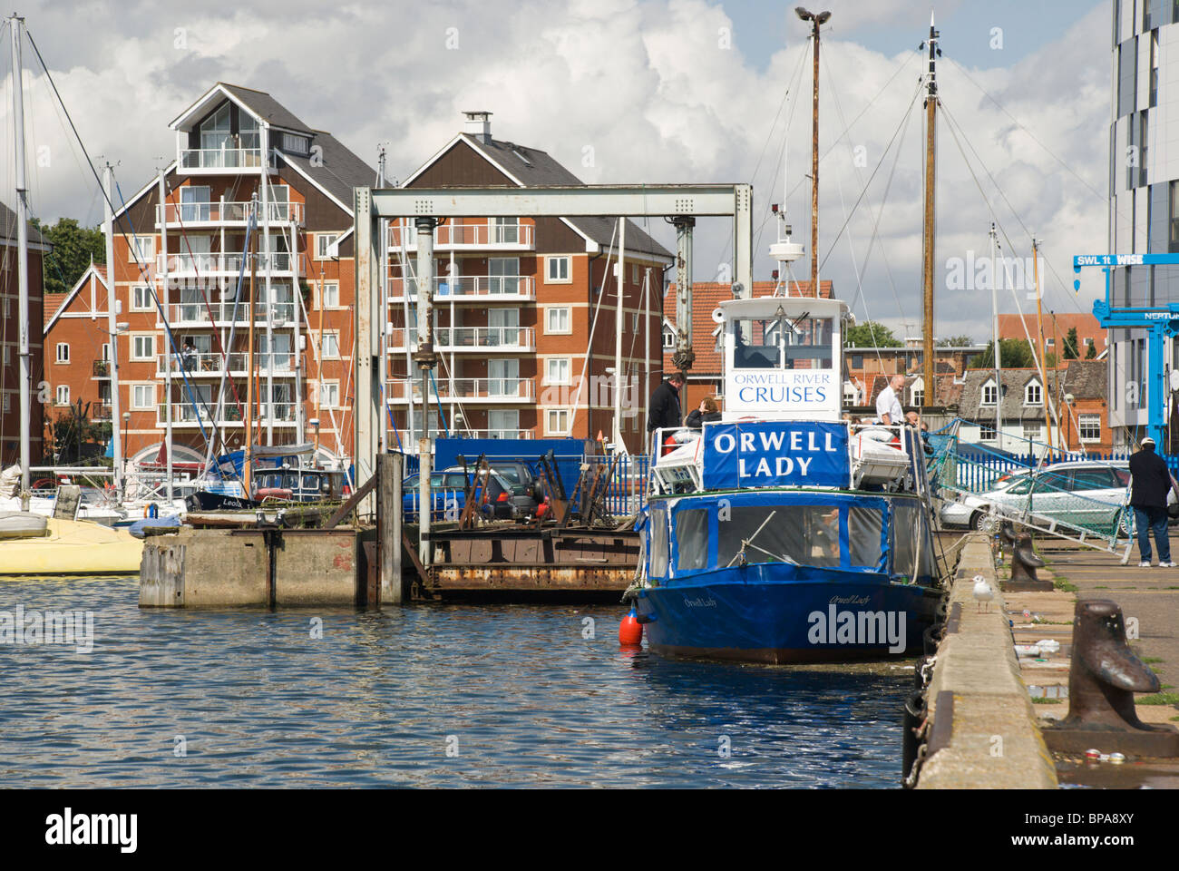 Ipswich docks, Ipswich marina Stock Photo Alamy